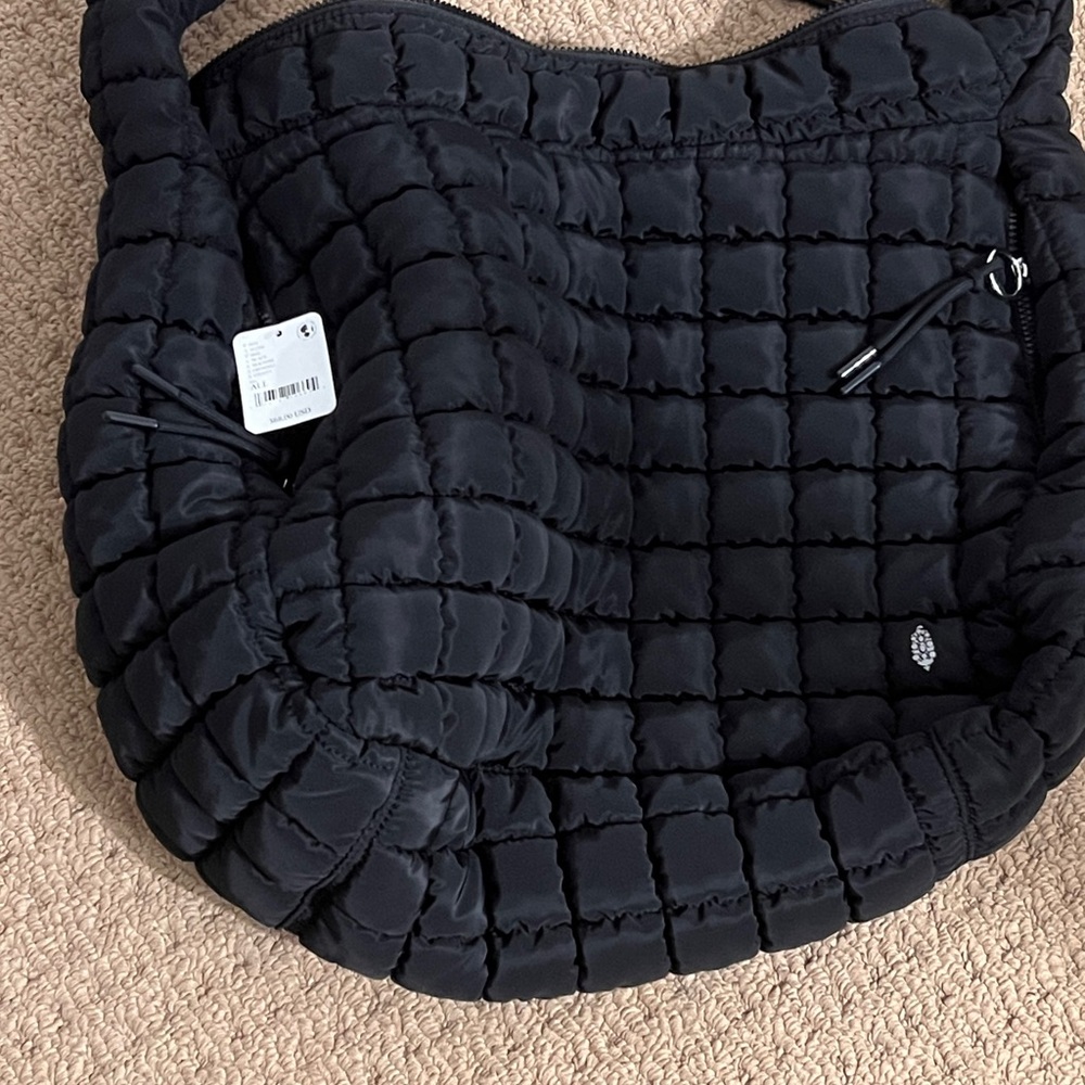 Free People Quilted Carryall Tote Bag (NWT)